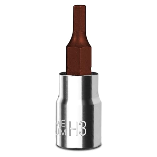 BLACKROBOT 3 mm Hex Bit Socket, 1/4 Inch Drive H3 Allen Key - Product Imagery