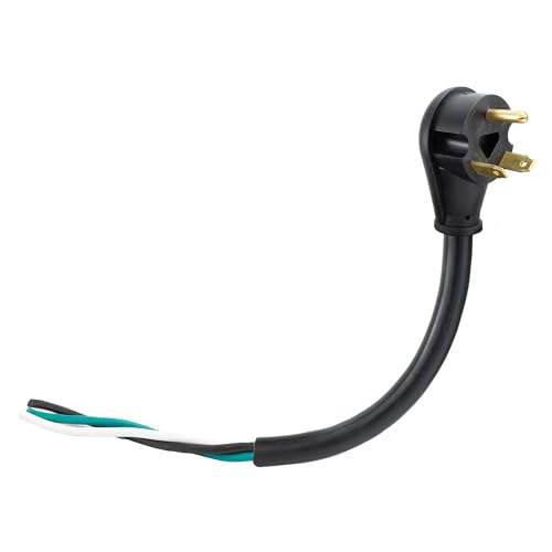 Tough Grade 18" Pigtail 30A Male Pigtail, Stripped on Open end. - Product Imagery