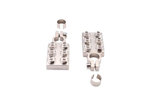 6 Way Battery Terminal Connector 6x00 (1/0) AWG Gauge Positive - Product Imagery