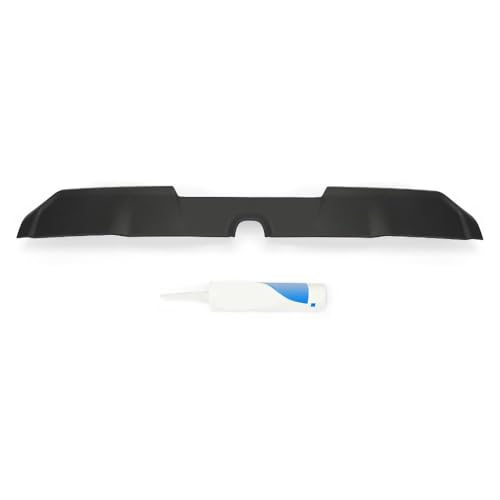 Blk Truck Roof Spoiler Wing Crew Cab Plastic Glue Tape and - Product Imagery