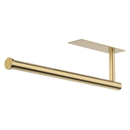 Paper Towel Holder Under Cabinet, Self-Adhesive,No Drilling, - Product Imagery