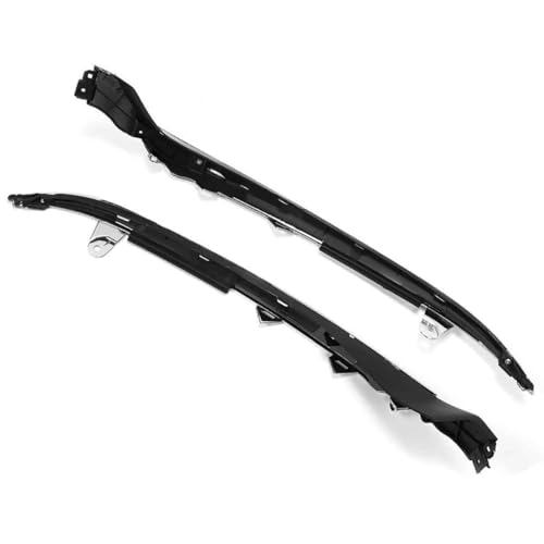2pc Front Bumper Grille Chrome Molding Headlight Trim Compatible - Product Imagery