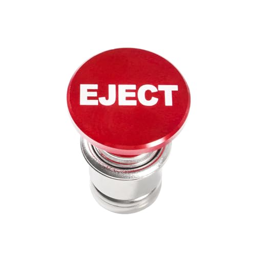 AUCELI Eject Button Car Cigarette Lighter Plug, Aluminum Alloy - Product Imagery