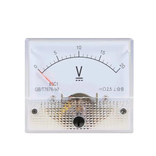 Dc Analog Panel Volt Voltage Meter Voltmeter Gauge 85C1 5V 10V - Product Imagery