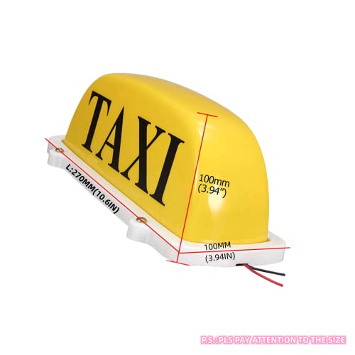 Taxi Cab Roof Top Illuminated Sign Topper Car Top Light - Product Imagery