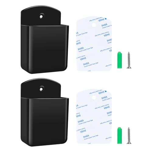 2 PCS Remote Control Holders Wall Mount, Self Adhesive TV Air - Product Imagery