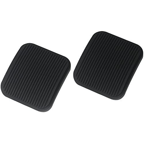 TQPONLY Brake or Clutch Pedal Pad (2 Pcs) Compatible with Ford - Product Imagery