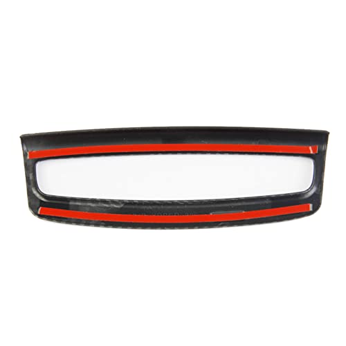 Carbon Fiber Center Console Armrest Button Cover Trim for - Product Imagery