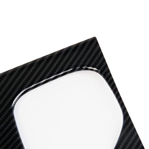 Carbon Fiber Center Console Gear Shift Cupholder Panel Cover - Product Imagery