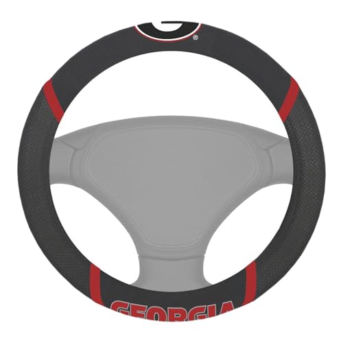 FANMATS NCAA Unisex-Adult Embroidered Steering Wheel Cover - Product Imagery