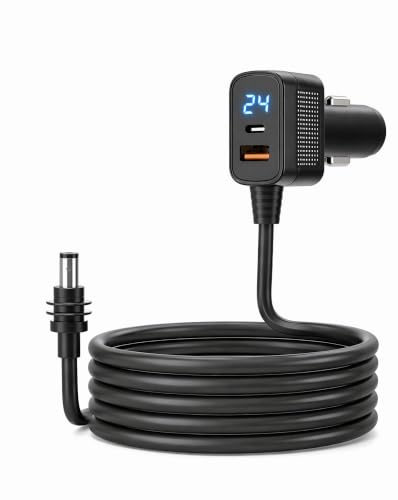 Starlink Mini Car Charger DC Power Cable Adapter 12V 24V - Product Imagery