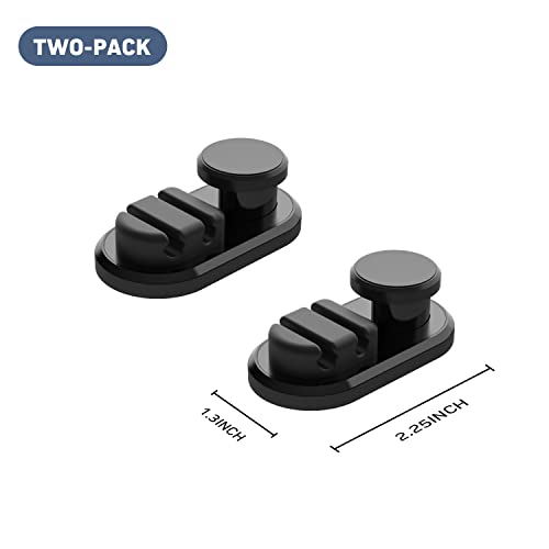 Car Dashboard Hook & Cable Organizer, Adhesive Cord Holder, - Product Imagery