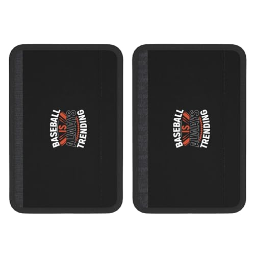 Baseball is Always Trending Car Seat Belt Cover Pad for for A - Product Imagery