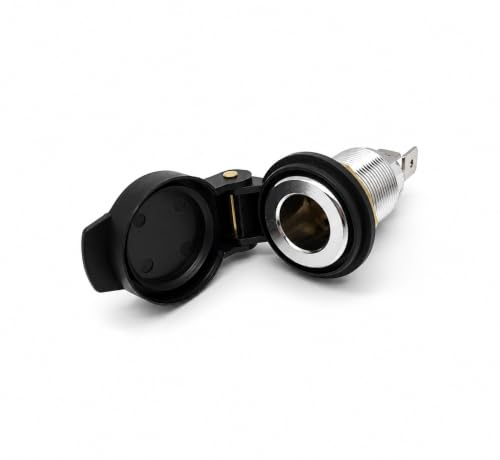 Cliff Top Alloy Female DIN Motorcycle Socket Compatible with - Product Imagery