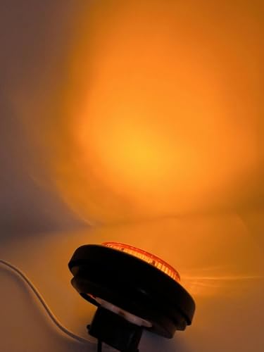 All Star Truck Parts 4 PC 2" Round Amber 13 LED Light Side - Product Imagery