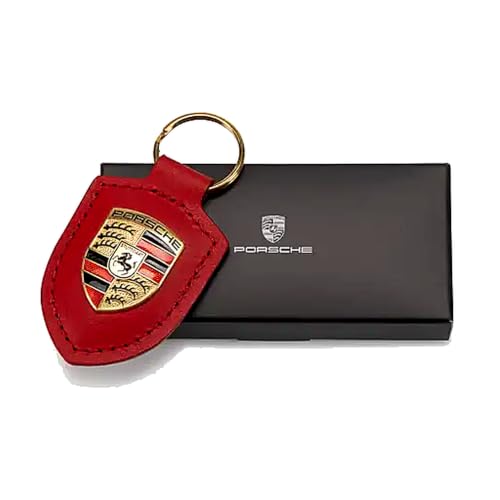 Porsche Genuine Key Chain Ring Vehicle Keys Crest Keyfob - Product Imagery