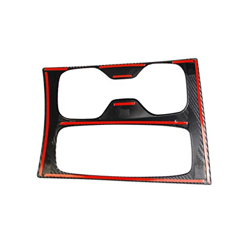 Carbon Fiber Center Console Gear Shift Cupholder Panel Cover - Product Imagery