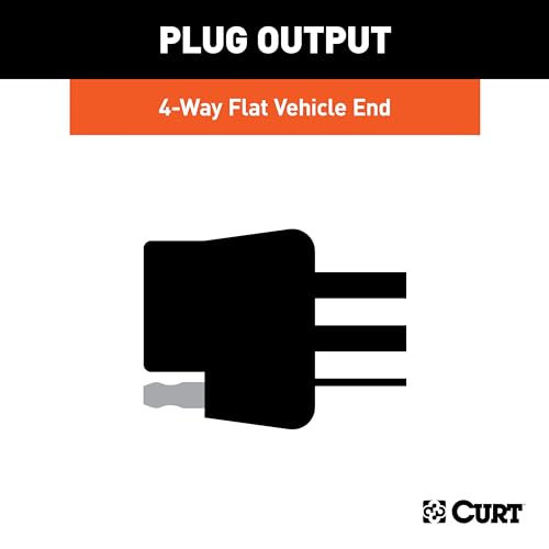 CURT 55316 Vehicle-Side Custom 4-Pin Trailer Wiring Harness for - Product Imagery