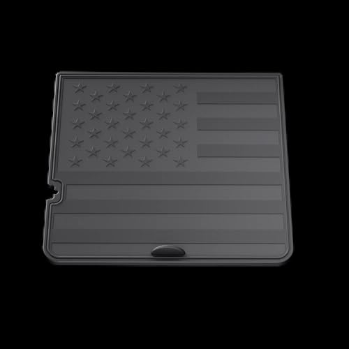 Center Console Compartment Cover American Flag Hidden Organizer - Product Imagery