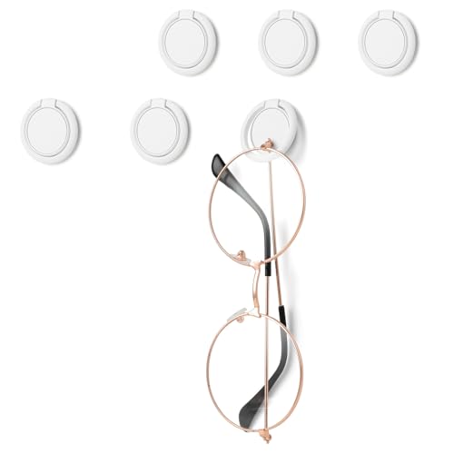 Mabor 6Pcs Sunglass Organizer Wall Mount Adhesive Sunglass - Product Imagery