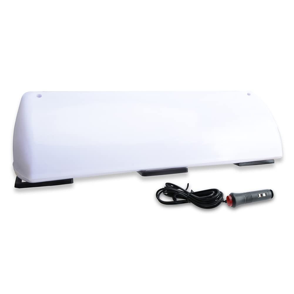5W 12V Blank Taxi Cab LED Car Sign Roof Top Topper Car Bright - Product Imagery