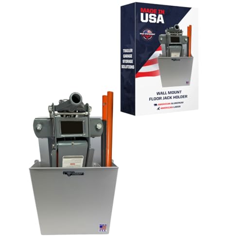 Pit Posse PP3351 Aluminum Wall Mount Floor Jack Holder Pouch - Product Imagery
