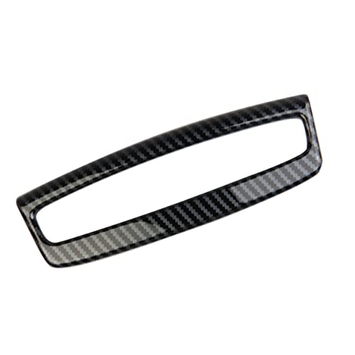 Carbon Fiber Center Console Armrest Button Cover Trim for - Product Imagery