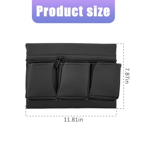 Mandark Leather Car Window Armrest Organizer with Multiple - Product Imagery