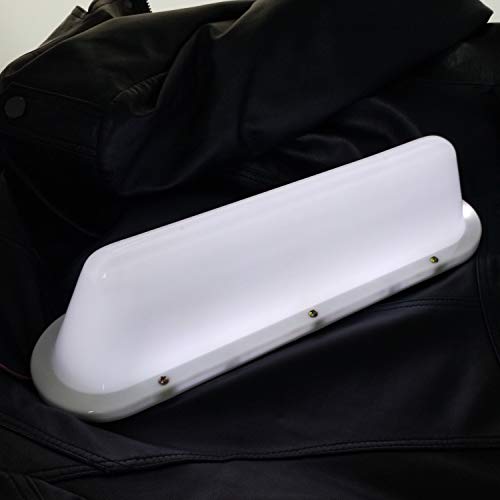 NRC&XRC White LED 12V Car Taxi Cab Roof Top Sign Light Lamp - Product Imagery