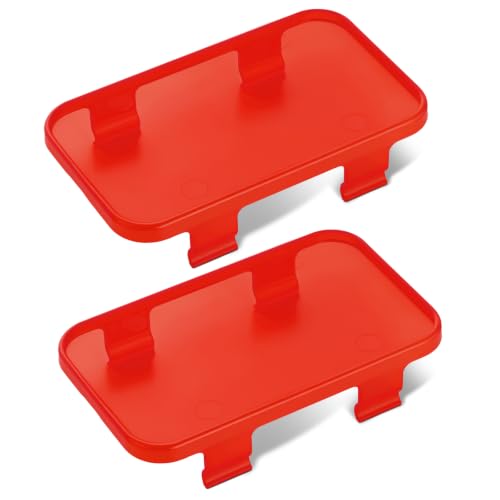 Red LED Pods Covers 2pcs 3x1.8 LED Pod Light Bars Red Covers - Product Imagery