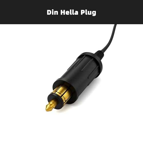 Cliff Top Hella DIN Motorcycle Cigarette Lighter Adapter 12V/24V - Product Imagery