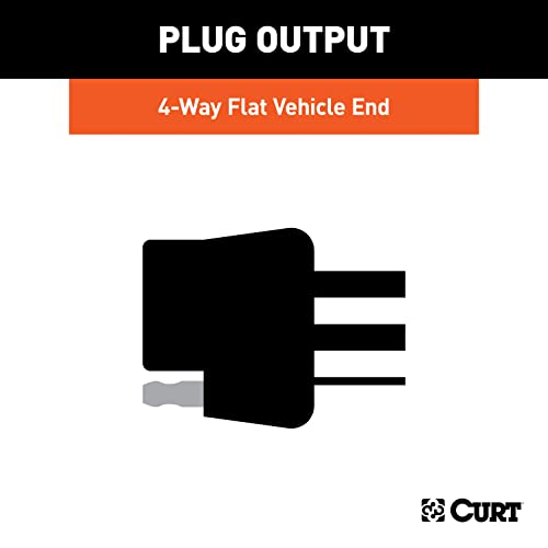 CURT 56012 Vehicle-Side Custom 4-Pin Trailer Wiring Harness for - Product Imagery