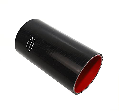 6" Length 4-Ply Reinforced High Temp 3" ID Straight Coupler - Product Imagery