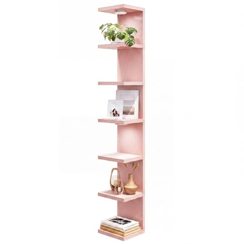 Fixwal 7 Tier Wall Shelf with LED Lights Lack Shelf for Room - Product Imagery