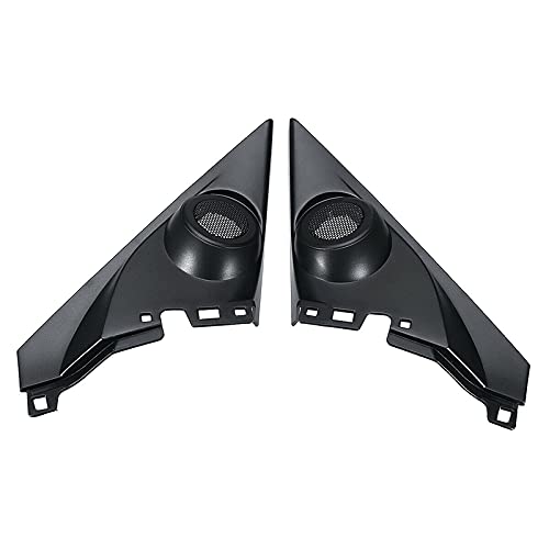 1 Pair Car Front Left and Right Door Tweeters Triangle Speakers - Product Imagery