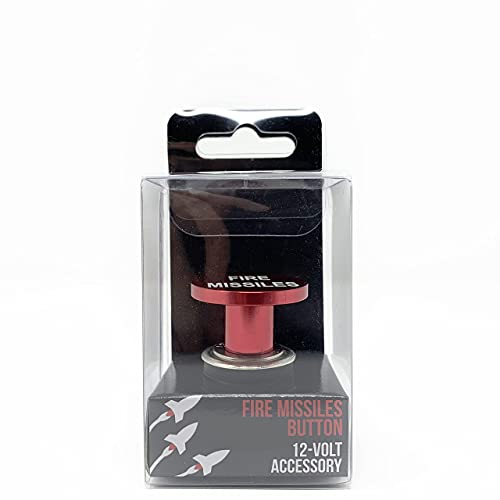 Fire Missiles Button Car Cigarette Lighter by Citadel Black - - Product Imagery