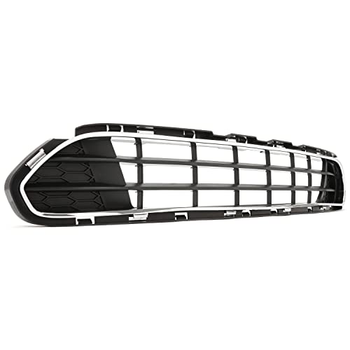 ALMULOO Grill w/Chrome Trim Compatible with 2010-2012 Fusion - Product Imagery