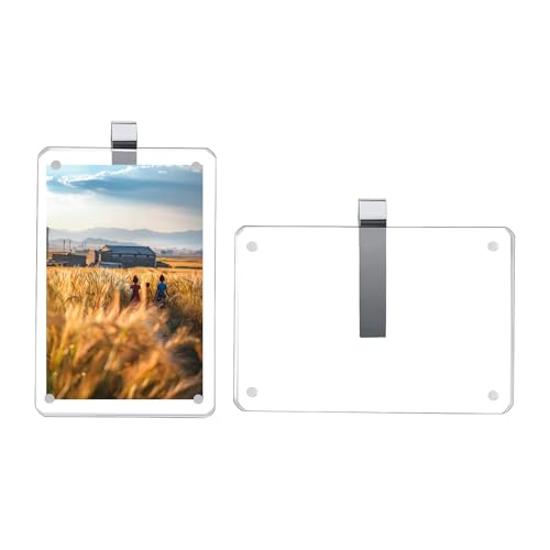 2 PCS Sun Visor Photo Display Frame, 2.4-inch x 3.5-inch - Product Imagery