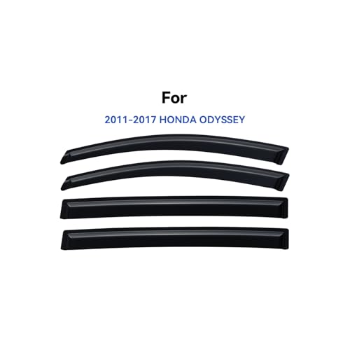 Window Visors Rain Guards for 2011-2017 Honda Odyssey - Product Imagery