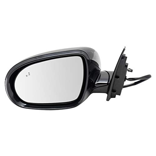TRQ Driver Side Mirror Manual Folding Heated Paint to Match - Product Imagery