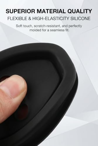 2 PCS Car Door Latch Cover, Silicone Self-Adhesive Door Lock - Product Imagery
