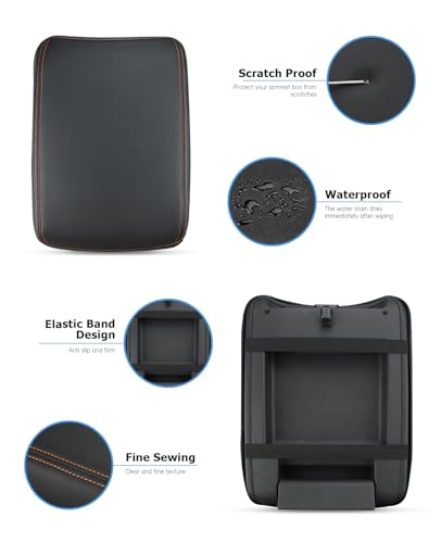 INTGET Center Console Cover for Honda Pilot Accessories 2023 - Product Imagery