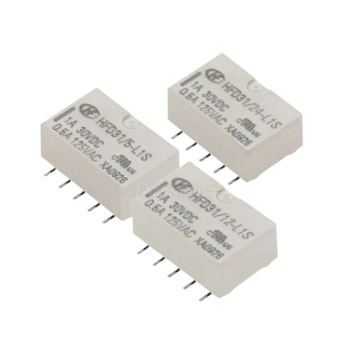 2PCS Relay HFD31-5 12 24-SR L1 L2 L1SR L2SR 10PIN 1A New for - Product Imagery