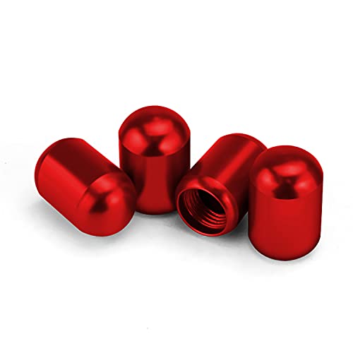 JUSTTOP 4PCS Car Tire Valve Stem Caps, Air Caps Cover, Universal - Product Imagery