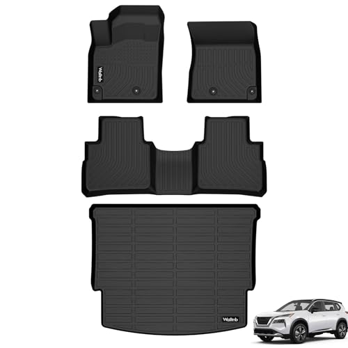 All-Weather Floor Mats & Cargo Liner for Nissan Rogue 2026 2025 - Product Imagery
