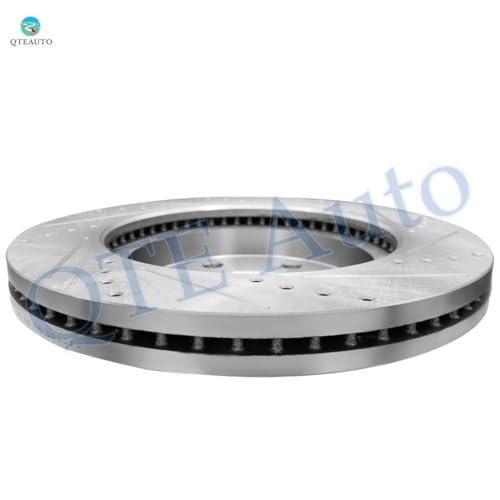 PM Auto Set of 6 Front 330mm Drilled Slotted Disc Brake - Product Imagery