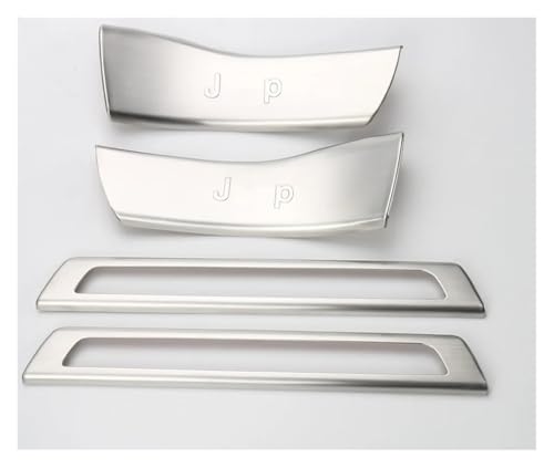 Door Sill Entry Guards Stainless Steel Interior Exterior Fit for - Product Imagery