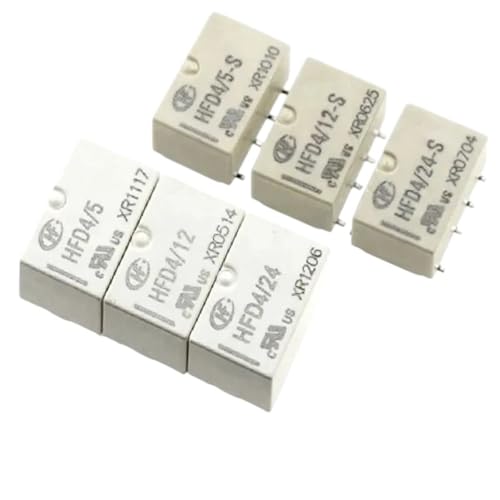 5Pcs/Lot Relay HFD4-3 HFD4-5 HFD4-12 HFD4-24 3V 5V 12V 24V - Product Imagery
