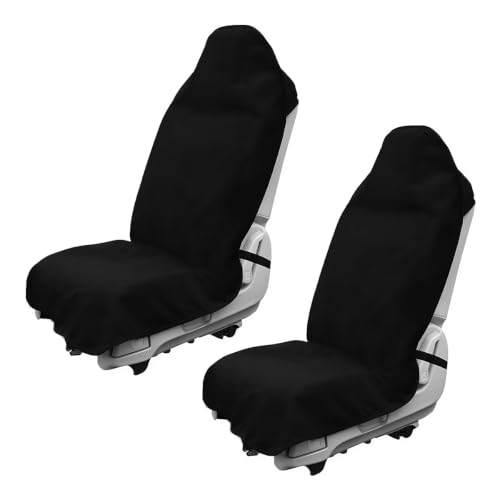 DXNQ 2PCS Car Towel Seat Cover, Waterproof Sweating Non-Slip - Product Imagery