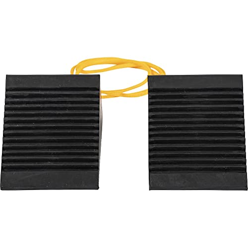 Buyers Products WC35225 Mini Rubber Wheel Chock Set, 5 x 3 x - Product Imagery